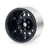 4PCS CNC Aluminum Alloy Wheel Hub 2.2inch Beadlock Wheel Rim for 1/10 RC Crawler Car Axial Wraith 90048 RR10 TRX4 TRX6 Redcat