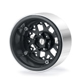 4Pcs 2.2inch Metal Alloy Beadlock Wheel Rims Hubs Rings for TRX4 Axial Wraith 90018 RR10 Redcat 1/10 RC Crawler Car