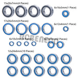 26PCS Steel Ball Bearing Kit for Arrma 1/5 Kraton Outcast 8S Complete Rubber Sealed Bearings