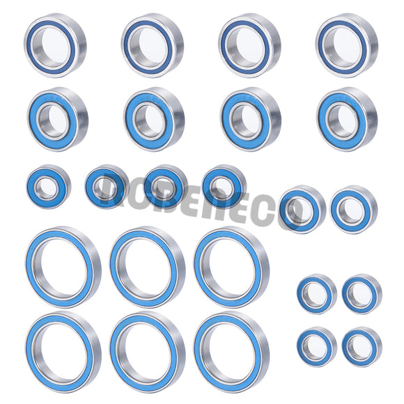 24PCS Complete Rubber Sealed Bearings Set for Axial Yeti XL RTR RC Crawler Car