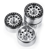 4Pcs CNC Aluminum Alloy 1.9 Beadlock Wheel Rim for 1/10 RC Crawler Car Axial SCX10 TRX4