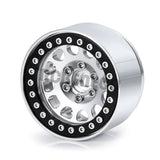 4Pcs CNC Aluminum Alloy 1.9 Beadlock Wheel Rim for 1/10 RC Crawler Car Axial SCX10 TRX4