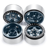 4pcs 1.9inch Beadlock Wheel Rim Hub for Axial SCX10 CC01 F350 D90 90034 TRX4 TRX6 1/10 RC Crawler Car Upgrade Parts