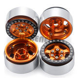 4pcs 1.9inch Beadlock Wheel Rim Hub for Axial SCX10 CC01 F350 D90 90034 TRX4 TRX6 1/10 RC Crawler Car Upgrade Parts