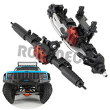 CNC Aluminum Front/Rear Axle For AXIAL SCX10II AX90046 90047