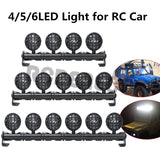 4/5/6LEDs Roof Lamp Lights Bar for SCX10