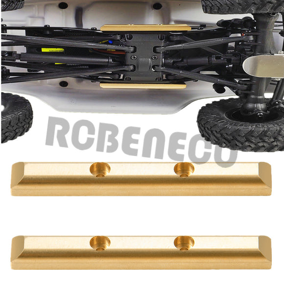 2PCS/Set Brass Boulder Rails Girder Strengthen for Axial SCX24