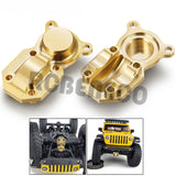 1/2pcs Brass Axle Diff Cover Portal Drive Counterweight for Axial SCX24