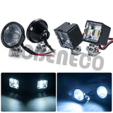 Round/Square LED Headlights Spotlight DC 5-7.4V for Traxxas TRX4 TRX6