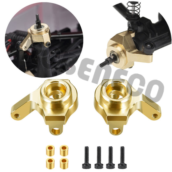 Brass Heavy Counterweight Steering Knuckles for Axial SCX24 90081