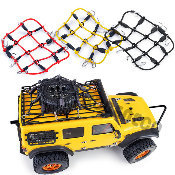 73*60mm Elastic RC Car Roof Luggage Rack Net W/Hook for 1:24 RC Crawler