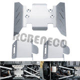 Stainless Steel Chassis Armor Axle Protector Skid Plate For Axial SCX6