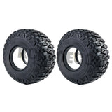 1/2/4PCS 2.9" Rubber Wheel Tires for Axial SCX6