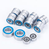 20Pcs Steel Sealed Ball Bearing Set for Axial SCX24 90081 AXI00001 AXI00002 1/24 RC Crawler Car