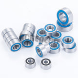 20Pcs Steel Sealed Ball Bearing Set for Axial SCX24 90081 AXI00001 AXI00002 1/24 RC Crawler Car