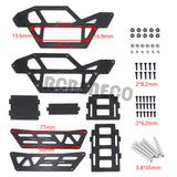 Roll Cage Body Shell Carbon Fiber & Aluminum Rock Buggy Frame Chassis for Axial SCX24 1/24 RC Crawler Car