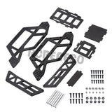 Roll Cage Body Shell Carbon Fiber & Aluminum Rock Buggy Frame Chassis for Axial SCX24 1/24 RC Crawler Car