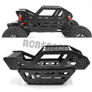 Roll Cage Body Shell Carbon Fiber & Aluminum Rock Buggy Frame Chassis for Axial SCX24 1/24 RC Crawler Car