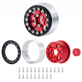 1.0 Metal Micro Wheel Rim for Axial SCX24 1/24 RC Crawler Car Upgrade