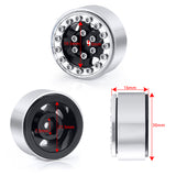 1.0 Metal Micro Wheel Rim for Axial SCX24 1/24 RC Crawler Car Upgrade