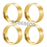 4pcs Brass Internal Beadlock Wheel Ring Clamp Rings Fit 1.9" Wheel Rim For RC Crawler Axial SCX10 90046 TRX4 TRX6 D90 Redcat