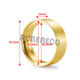 4pcs Brass Internal Beadlock Wheel Ring Clamp Rings Fit 1.9" Wheel Rim For RC Crawler Axial SCX10 90046 TRX4 TRX6 D90 Redcat