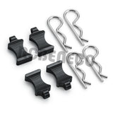 4Pcs Body Clip Retainer Shell Fixed Buckle Lock for Axial SCX6