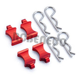 4Pcs Body Clip Retainer Shell Fixed Buckle Lock for Axial SCX6