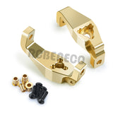 2PCS Front Caster Blocks Portal Drive C Seat Brass Counterweight for Redcat GEN8