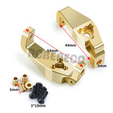 2PCS Front Caster Blocks Portal Drive C Seat Brass Counterweight for Redcat GEN8