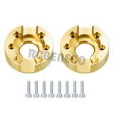 1 Pair Metal Front Rear Wheel Counterweight Cover Brass Knuckle for Redcat GEN8