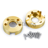 1 Pair Metal Front Rear Wheel Counterweight Cover Brass Knuckle for Redcat GEN8