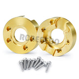 1 Pair Metal Front Rear Wheel Counterweight Cover Brass Knuckle for Redcat GEN8