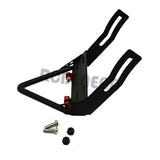 Metal Front Bumper with Winch Mount Shackles for 1/10 Scale RC Car Axial SCX10 Wrangler 90047 Upgrade