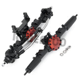 CNC Aluminum Front/Rear Axle For AXIAL SCX10II AX90046 90047