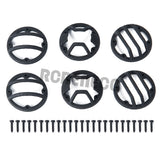 6PCS Round Light Cover for 1/10 RC Crawler Axial SCX10 III AXI03006 AXI03007