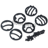 6PCS Round Light Cover for 1/10 RC Crawler Axial SCX10 III AXI03006 AXI03007