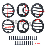 6PCS Round Light Cover for 1/10 RC Crawler Axial SCX10 III AXI03006 AXI03007