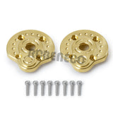 2pcs Brass Heavy Weight Outer Portal Drive Housing for AXAIL SCX10 III AXI03007 Capra 1/10 RC Crawler Car