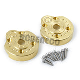 2pcs Brass Heavy Weight Outer Portal Drive Housing for AXAIL SCX10 III AXI03007 Capra 1/10 RC Crawler Car