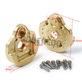 2pcs Brass Heavy Weight Outer Portal Drive Housing for AXAIL SCX10 III AXI03007 Capra 1/10 RC Crawler Car