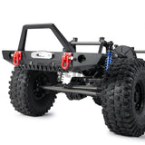 Metal Front Bumper with Tow Hook and LED Lights for 1:10 Axial SCX10 II 90046 & SCX10 III Wrangler Jeep Gladiator