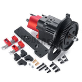 Metal Gearbox Complete Transmission Box with Dig Gear 2 Speeds for Axial SCX10 1/10 RC Crawler Car