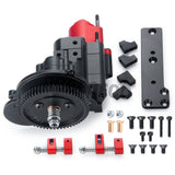 Metal Gearbox Complete Transmission Box with Dig Gear 2 Speeds for Axial SCX10 1/10 RC Crawler Car