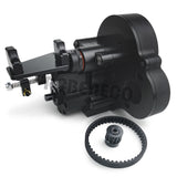 Metal Reverse Gearbox with Transmission Belt 2 Speeds for Axial SCX10 I Wrangler Wraith 90048