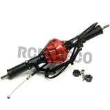 Aluminum Alloy Front Rear Axle with 4WD Lock for Axial SCX10