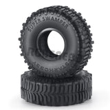 4Pcs 1.0" Soft Rubber Wheel Tires Mud Terrain Tyres for Axial SCX24 FMS FCX24 Enduro24 1/24 RC Crawler Car