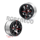 Metal Beadlock Wheel Rims Hubs 16mm Thickness for Axial SCX24