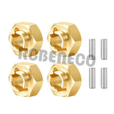 4PCS Heavy Duty Wheel Hub Adapter Combiner 4.5mm Thick for Axial SCX24