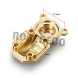 1/2pcs Brass Axle Diff Cover Portal Drive Counterweight for Axial SCX24